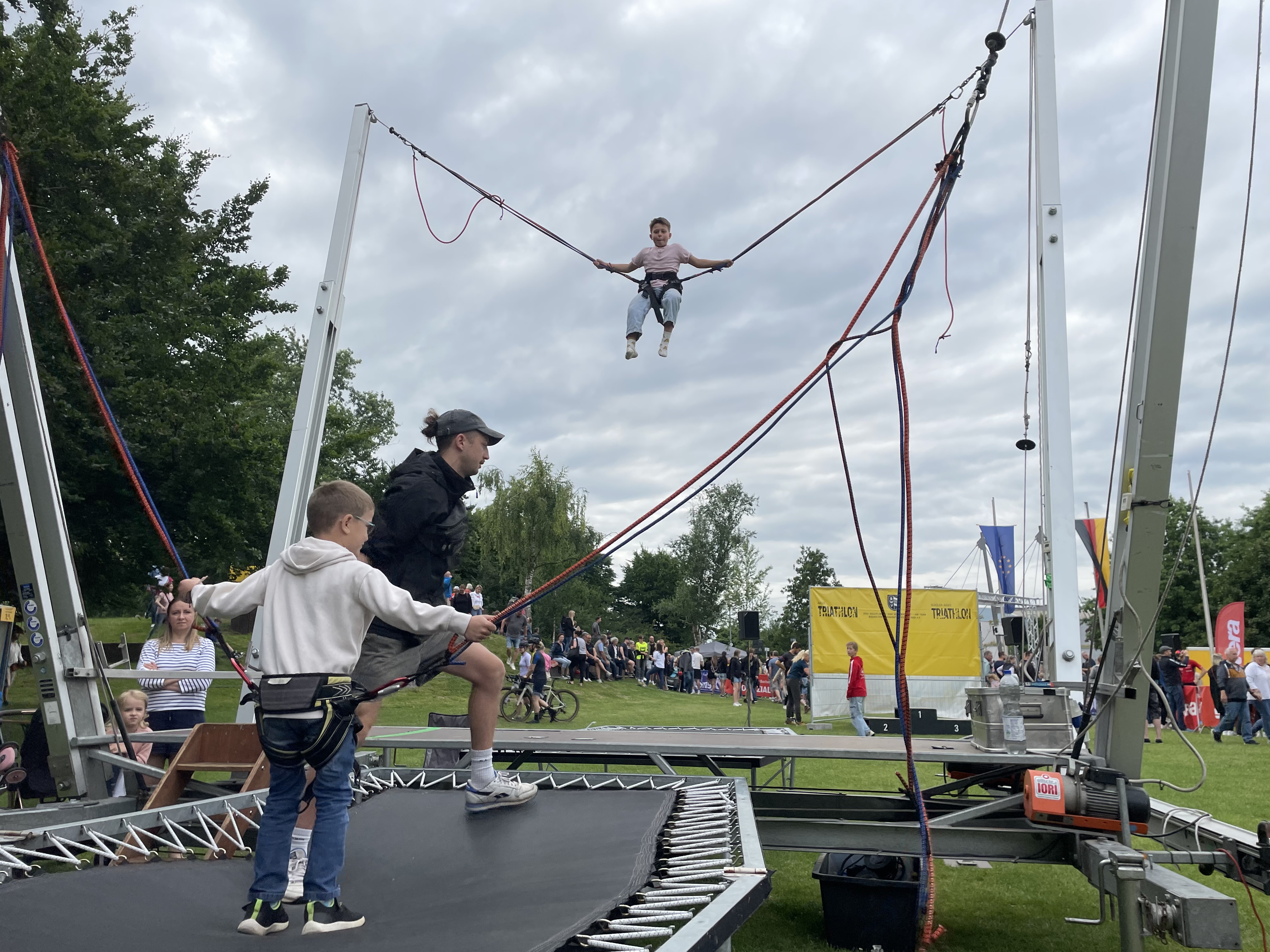 2er Trampolin Anlage
