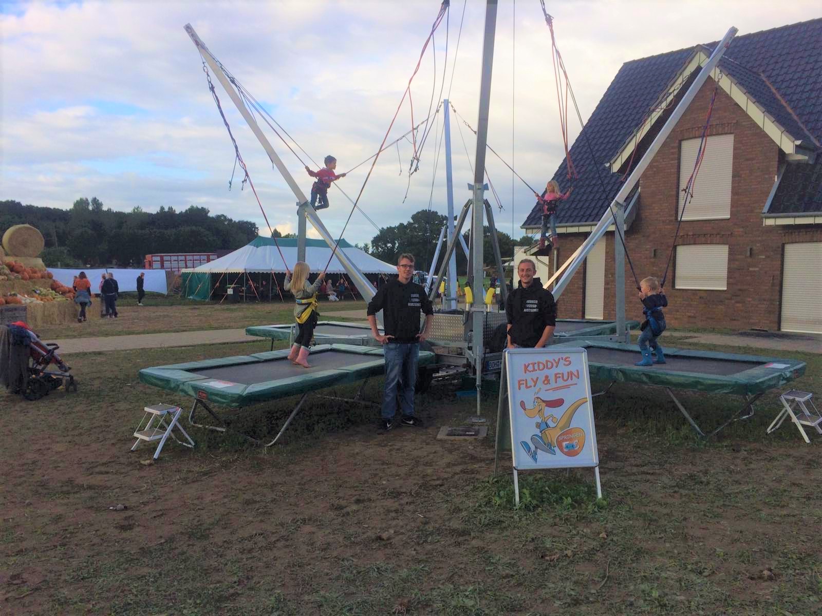 4er Trampolin Anlage